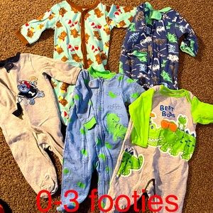 Footie pajamas - Boy - 0-3 months
